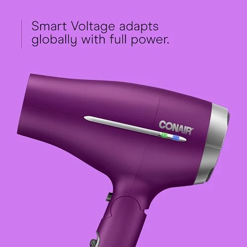 Folding Handle Hair Dryer with Concentrator & Diffuser — Dryers & Accessories, Conair