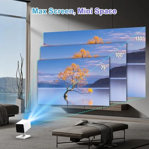 Portable Projector with Auto Keystone Correction — Home Theater Projectors, Maypug