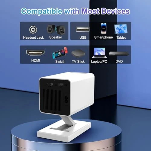 Portable Projector with Auto Keystone Correction — Home Theater Projectors, Maypug
