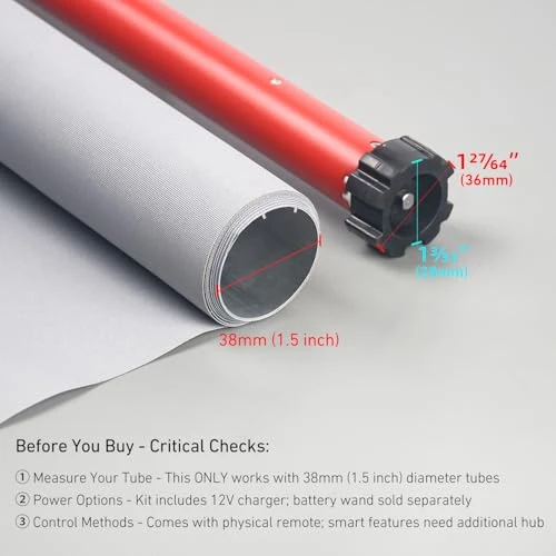 Roller Shade Motor Kit — Roller, Rollerhouse