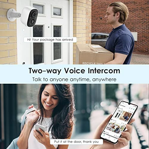 Security Cameras Wireless Outdoor 4 Pack — Outdoor Security Cameras, GMK