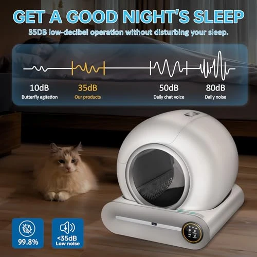 Self Cleaning Cat Litter Box — Waste Bins, SUANPOT