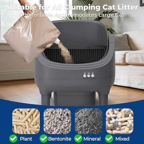 Self Cleaning Litter Box — Waste Bins, KITPLUS