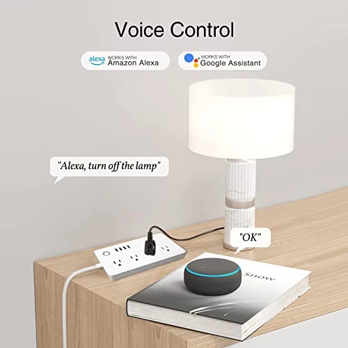 Smart Power Strip with 4 USB Ports and 4 AC Outlets — Power Solutions & Surge Protection, UseeLink