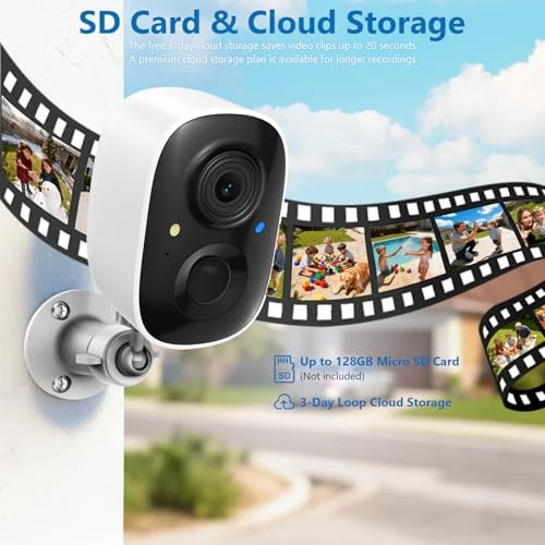 Solar Powered Outdoor Security Camera — Outdoor Security Cameras, Fazoxo