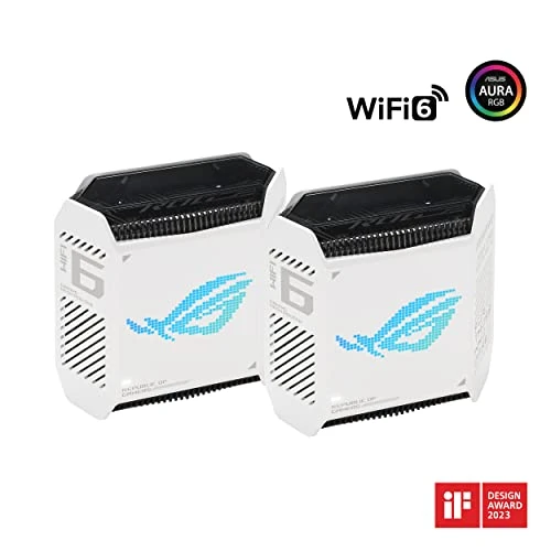 Tri-Band WiFi 6 Gaming Mesh System — Routers, Asus