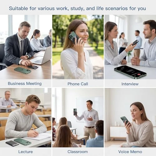 Voice Recorder with AI Transcription and Summarization — Voice Recognition & Productivity Software, Generic