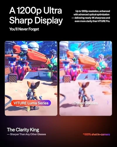 XR Glasses with 146-inch Virtual Display — Immersive Viewing, VITURE