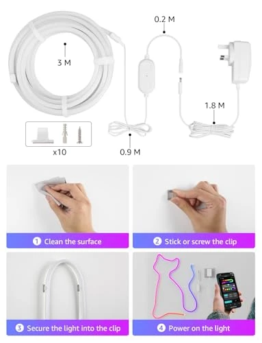AI Smart RGB Rope Lights — LED Strips, Lepro