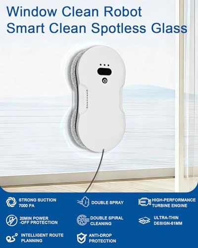 Automatic Window Cleaner Robot with Dual Spray, Edge Detection, Intelligent Path Planning — Window Cleaning Robot, EAEGE