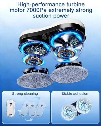 Automatic Window Cleaner Robot with Dual Spray, Edge Detection, Intelligent Path Planning — Window Cleaning Robot, EAEGE