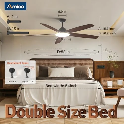 Ceiling Fan with Lights — Ceiling Fans & Accessories, Amico