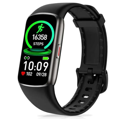 Fitness Tracker with Heart Rate, Blood Oxygen, Sleep Monitor, 123 Sports Modes, Waterproof — Smartwatches, Zeacool