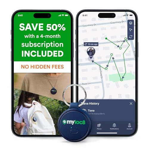 GPS Tracker for Keys, Backpack, Luggage & Kids — Item Locators, MYLOC8