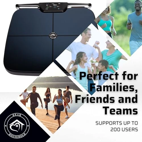 Smart Digital Body Weight Scale — Body Composition Analysis, Dear Household