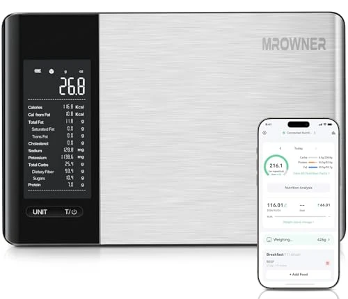 Smart Food Kitchen Scale with Nutritional Calculator — Weight Management Tools, MrOwner