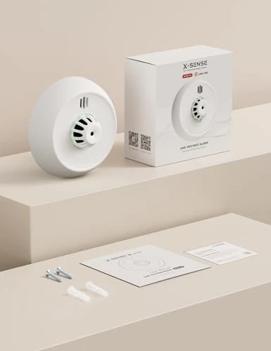 Smart Heat Alarm with 10-Year Sealed Battery — Home Climate Control, X-Sense