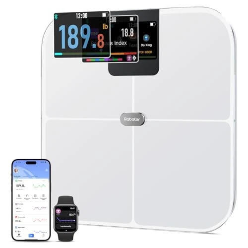 Smart Scale with Large Color Display — Weight Management Tools, Rabater