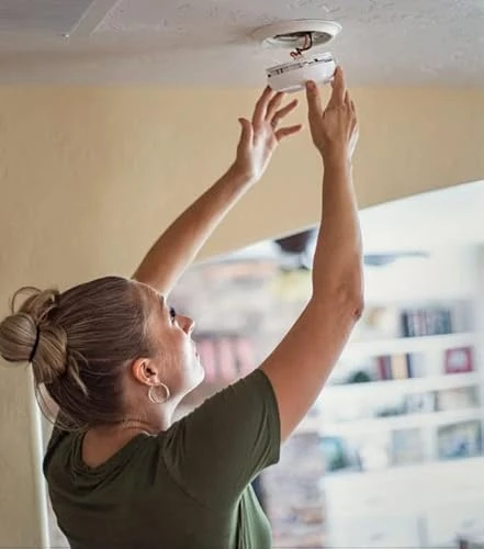 Smoke Detector WiFi Spy Camera with Night Vision — Surveillance Enclosures & Mounts, AES Spy Cameras