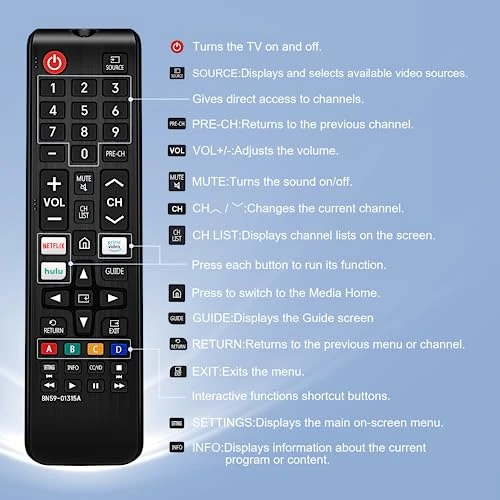 Universal Remote Control for Samsung Smart TV — Remote Controls, vtinvan