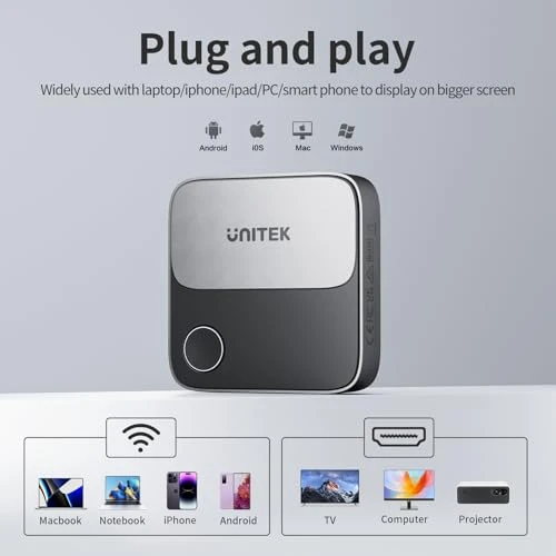 Wireless HDMI Display Dongle Adapter — USB, Unitek