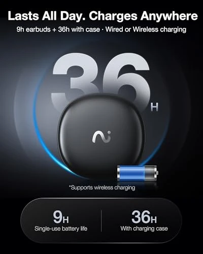 AI Voice Recorder Earbuds with Transcription and Noise Cancellation — Voice Recognition & Productivity Software, VIAIM