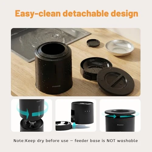 Automatic Cat Feeder with Dual Bowls — Smart Pet Feeders, Miaosical