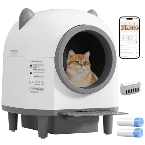 Automatic Cat Litter Box — Waste Bins, Grepatio