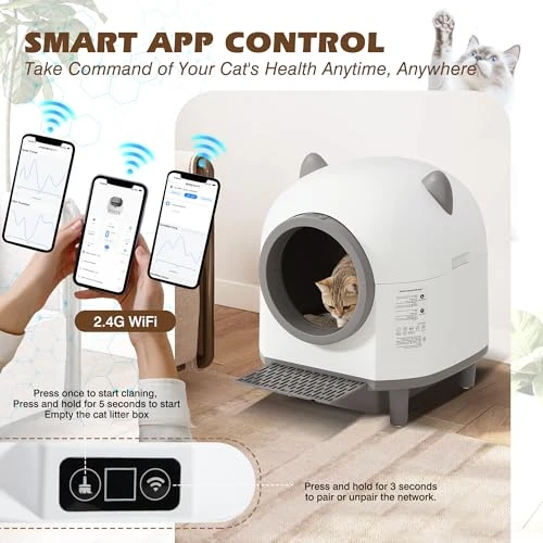 Automatic Cat Litter Box — Waste Bins, Grepatio