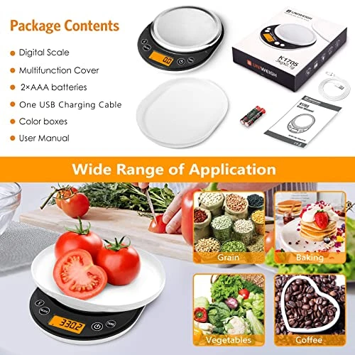 Smart Digital Food Scale with Nutritional Calculator — Weight Management Tools, UNIWEIGH