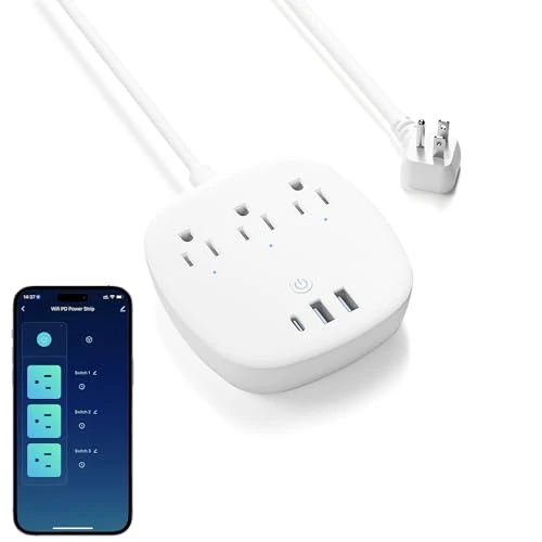 Smart Plug Power Strip with 3 Outlets and 3 USBs — Power Solutions & Surge Protection, BN-LINK