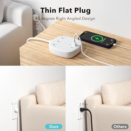 Smart Plug Power Strip with 3 Outlets and 3 USBs — Power Solutions & Surge Protection, BN-LINK