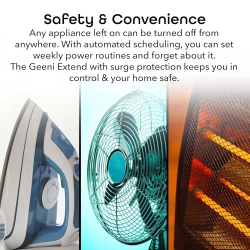 Smart Wi-Fi 4 Outlet Plug with Surge Protection — Power Guardians, Geeni