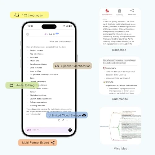 Voice Recorder with Case — Voice Recognition & Productivity Software, SIGNALFI