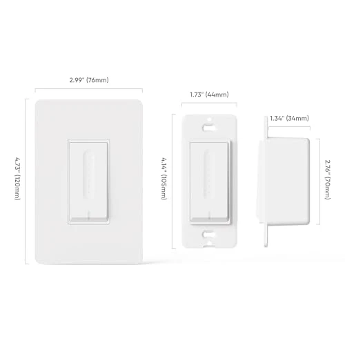 3 Way Smart Dimmer Switch 2 Pack — Smart Switch, TREATLIFE