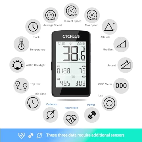 Bike Computer GPS Wireless — Cycling, CYCPLUS