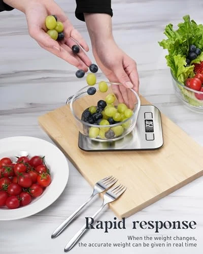 Digital Kitchen Scale with LCD Display and Tare Function — Precision Weighing Solutions, Tcsxady