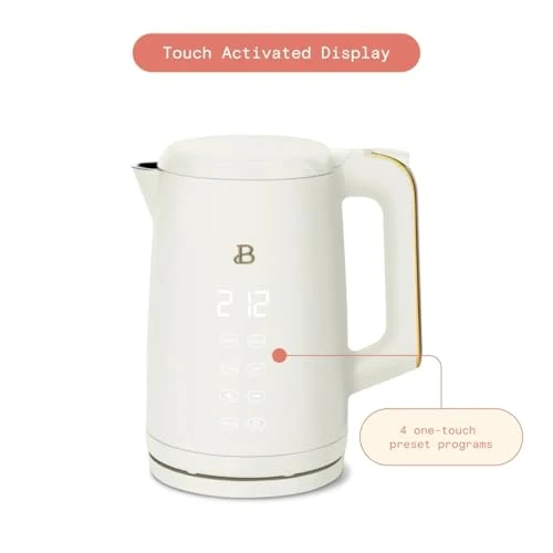 Electric Kettle with Programmable Temperature and Touch Display — Kettles & Tea Machines, Generic