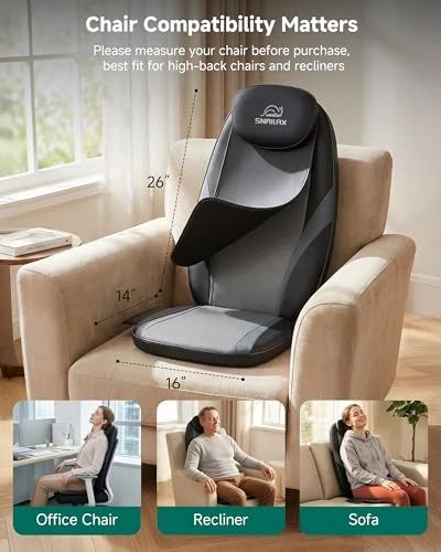 Shiatsu Back Massager with Heat — Back Relief Solutions, Snailax