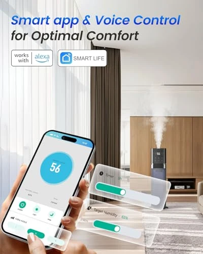 Smart Cool Mist Humidifier with Extended Tube — Air Moisturizers, AILINKE