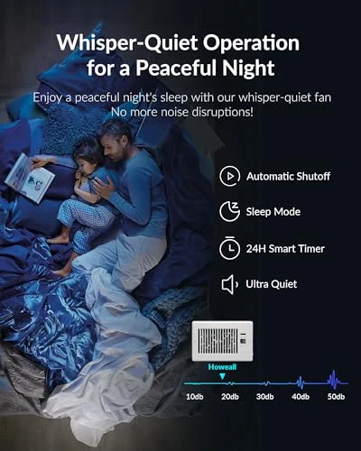 Super Quiet Register Booster Fan — Pedestal, Howeall