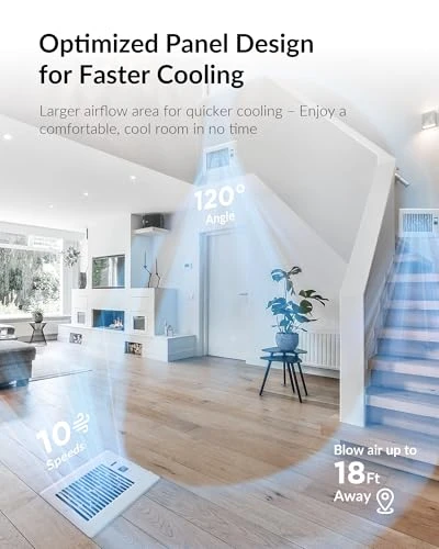 Super Quiet Register Booster Fan — Pedestal, Howeall