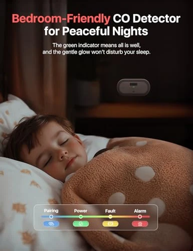 Wi-Fi Plug-in Carbon Monoxide Detector with AAA Battery Backup — Carbon Monoxide Detectors, X-Sense