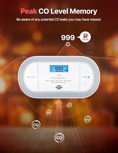 Wi-Fi Plug-in Carbon Monoxide Detector with AAA Battery Backup — Carbon Monoxide Detectors, X-Sense