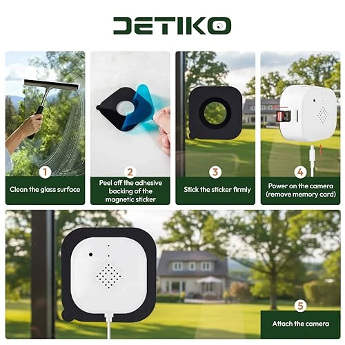 Window Security Camera — Dome Surveillance Cameras, DETIKO