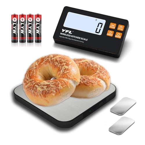 Wireless Kitchen Scale with Detachable Remote Display — Weight Management Tools, YFL