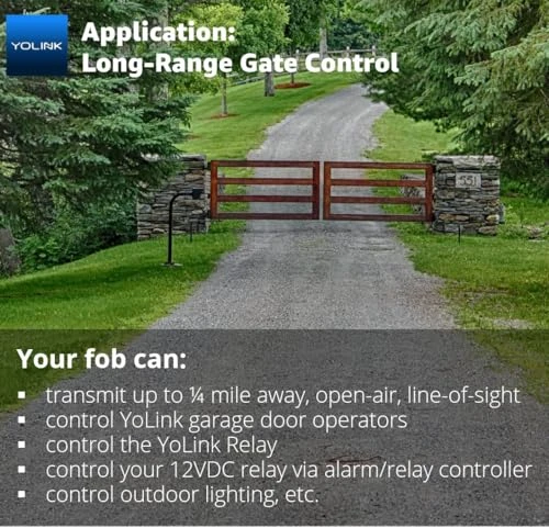 4-Button Smart Fob — Remote Controls, YoLink