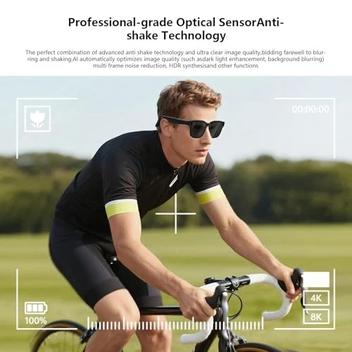AI Smart Glasses with Camera and Audio — Smart Glasses, Oucscru