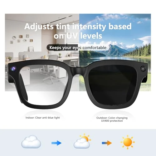 AI Smart Glasses with Camera and Audio — Smart Glasses, Oucscru