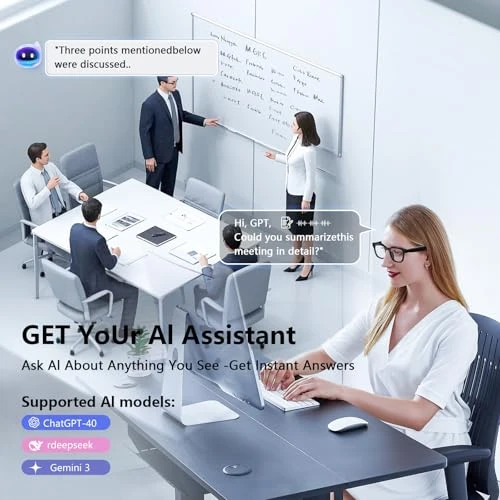 AI Smart Glasses with Camera and Audio — Smart Glasses, Oucscru